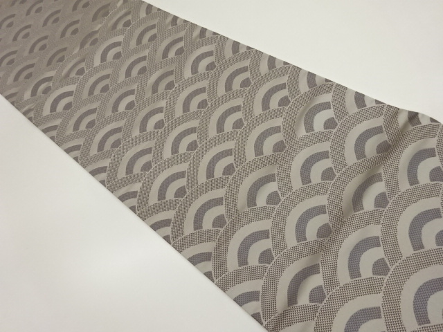 JAPANESE FUKURO OBI / WOVEN SEIGAIHA